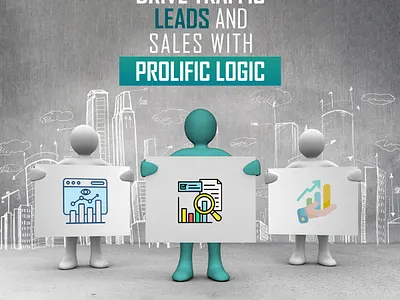 Prolific Social Media Creative banner branding design digital marketing agency banner graphic design illustration illustrator it company banner logo photoshop social media banner social media creative social media post vector