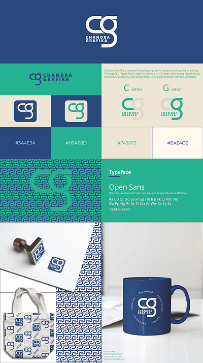 CHANDRA GRAFIKA - Visual Identity Design brand identity branding design graphic design logo logo design visual identity