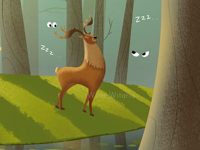 Meeting of The Forest Animals 2d art 2d artist animal illustration artist cartoon children book children illustration childrens book childrens book illustration illustration picture book picture book illustration visual art visual development whimsical