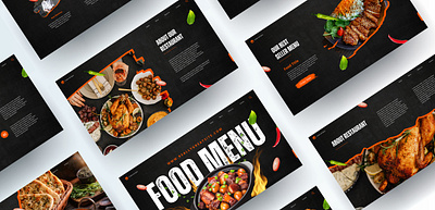 FOOD MENU PRESENTATION DESIGN ppt design