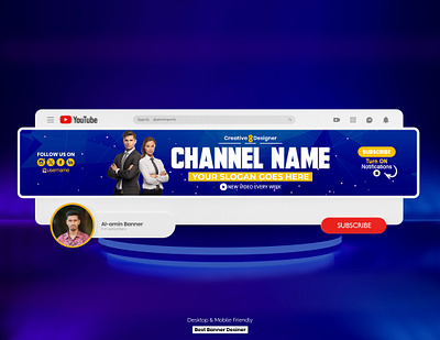 Best Youtube Channel Banner Design, creative youtube channel art banner design best youtube banner channel art cover design logo youtube youtube banner youtube banner design youtube channel youtube cover