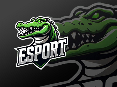 Crocodile Head Mascot Logo #10 animal logo bold logo branding creative logo crocodile crocodile logo design graphic design illustration logo logo design logo inspiration mascot logo minimalist logo