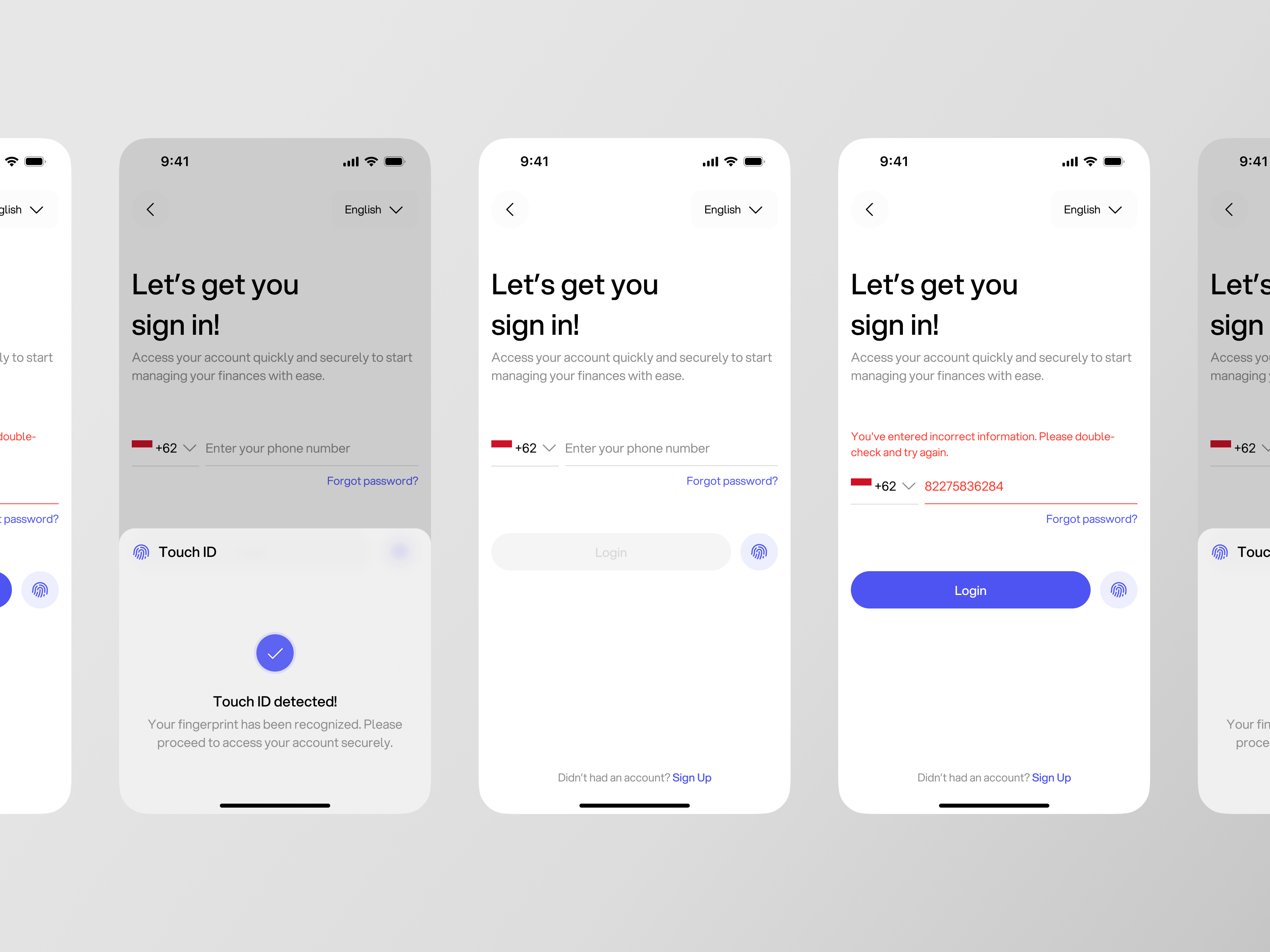 Example of Minimalist Mobile App Design