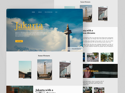 Jakarta - Capturing the Essence of the City app branding design graphic design ibukota illustration jakarta landing page logo ui ui ux