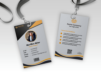 ID Card Design branding design graphic design