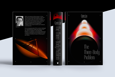 Book cover design The Three - Body Problem book book cover book design cover design graphic design illustration packaging product design vector