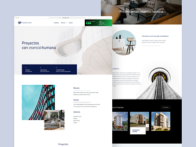TP Desarrolladora — Web Design Concept concept daily design digital eddesignme el salvador interaction real estate tp desarrolladora userexperience web design