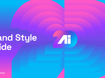 2DAI Brand Style Guide agency ai brand guide branding colors document flat gradients graphic design logo design manual modern pdf studio tech technology typography