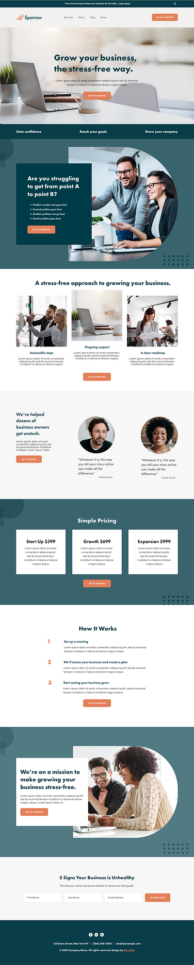 Sparrow Webpage businee designinspiration sparrowwebpage ui ux webdesign