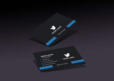 Business card mockup design branding business card business card design business card mockup design design graphic design illustration logo morden new popular trending unique