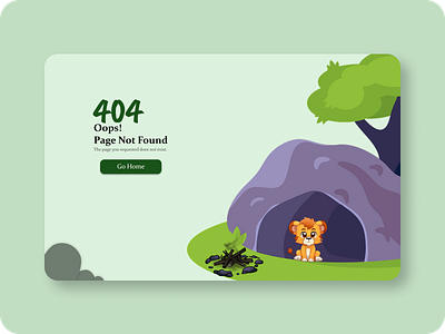 404 Page 404pagedesign dailyui008 dailyuichallenge design designinspiration ui uiux webdesign