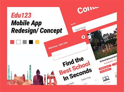 Edu123 Web App Concept