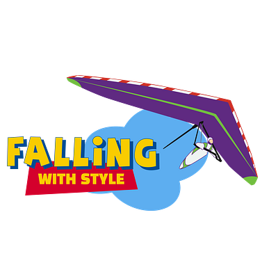 Falling with style buzz fall fly free flight gliding hang gliding