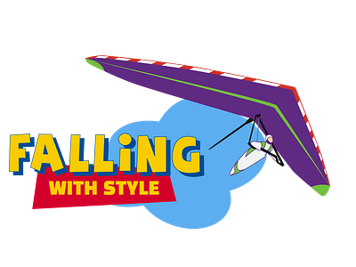 Falling with style buzz fall fly free flight gliding hang gliding