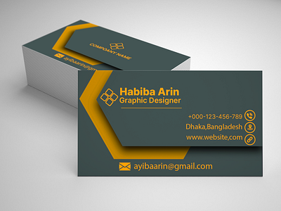 Business Card Design Template branding business card design bussiness card design mockup card design graphic design illustration illustrator mockup design modern new popular professional typography unique vector