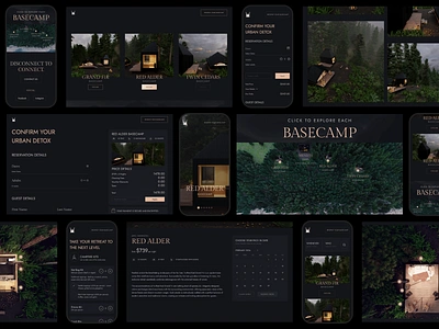 Luxury Basecamp Booking Website basecamp booking website booking website design inspiration luxury basecamp luxury basecamp website luxury website modern design modern website tourist website travel website trendy design ui ui design uidesign uiux website