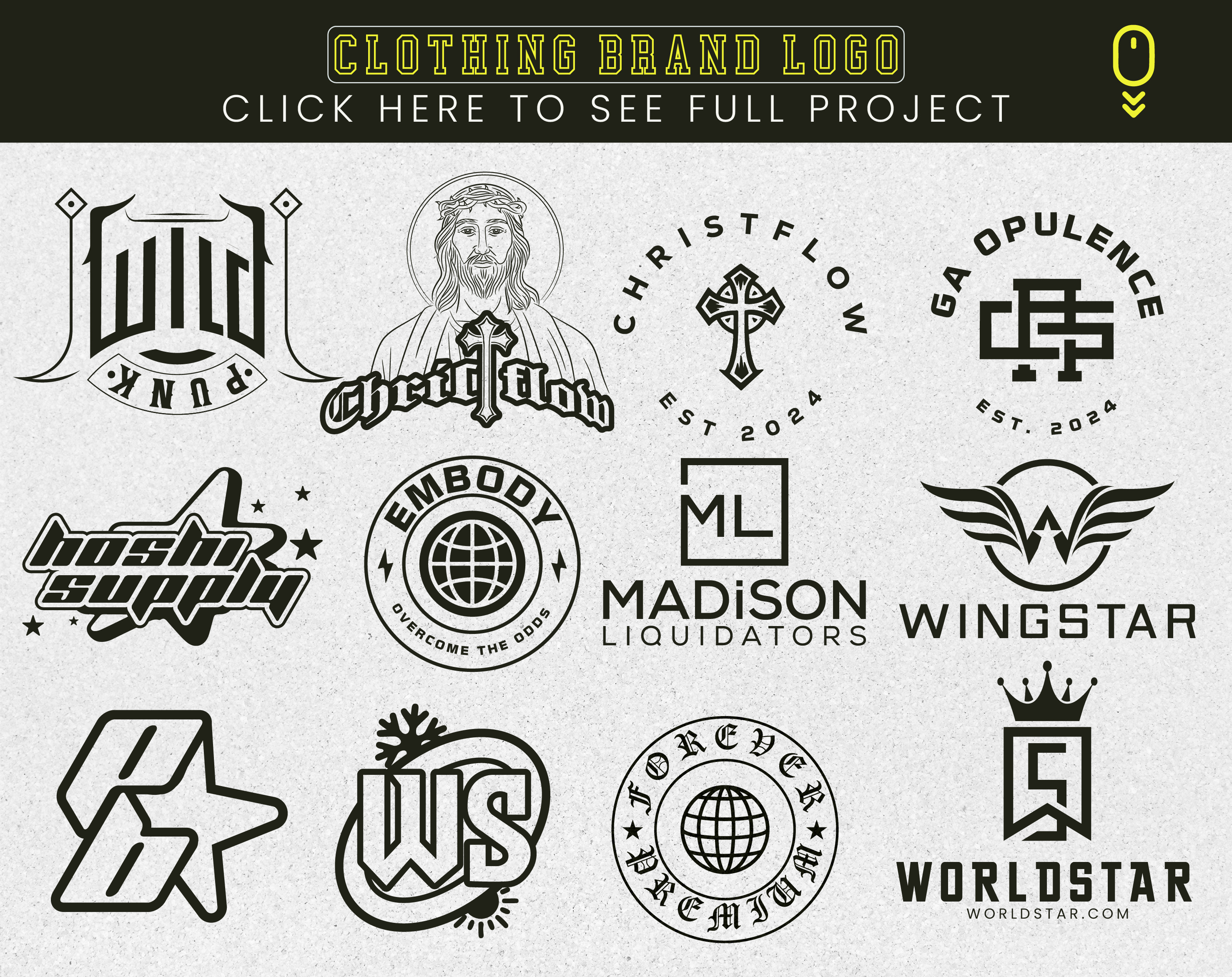 Example of Custom Clothing Brand Logo Design