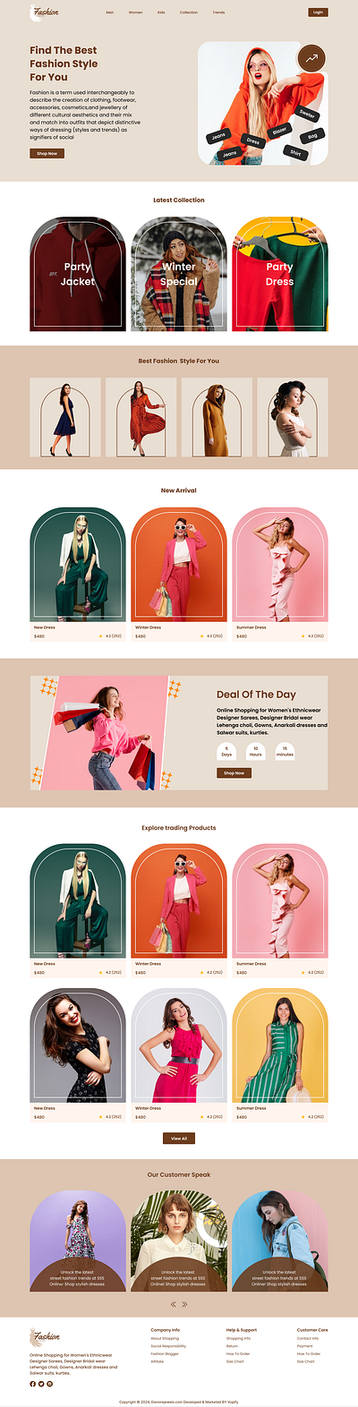 Fashion Webpage creativewebpage designinspiration fashionwebpage figma ui ux webdesign xd