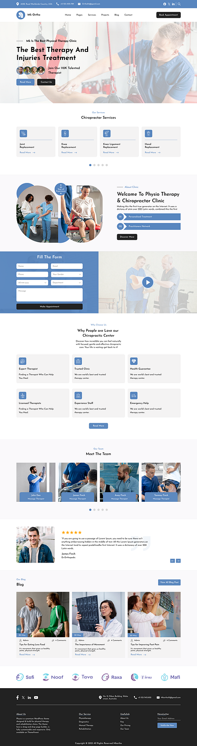 Ortho webpage designinspiration figma orthowebpage ui ux webdesign xd