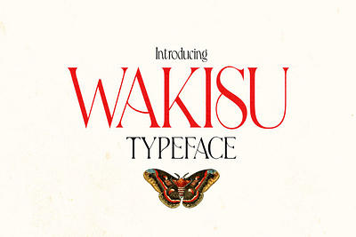 Wakisu - Elegant Sans-Serif aesthetic font chic classic font classy classy font display font elegant elegant font fashion fashion font feminine font glamour font invitation font lovely font luxury luxury font modern font serif display serif font wedding font