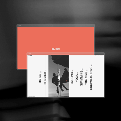 Kebnekaise — Menu concept animation design framer interactivedesign landingpage menu motion graphics ui webdesign