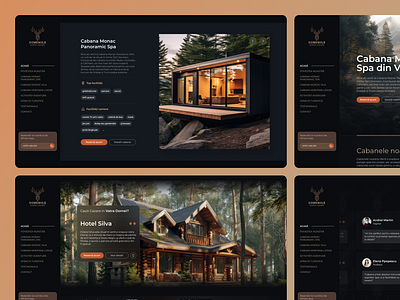 Hotel Reservation Landing Page - Dorna Escape cabin clean figma hotel hotel reservation landing page reservation ui design webdesign