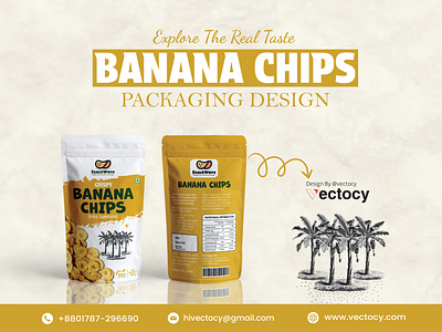 Banana Chips Packaging Design banana chips design banana chips packaging design banana chips pouch chips packaging chips packaging design chips packaging materials label design packaging design pouch design