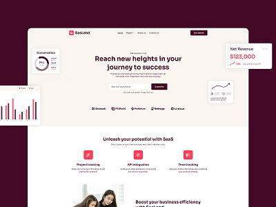 Tech Startups Website Template b2b software saas saas business saas solution software web app