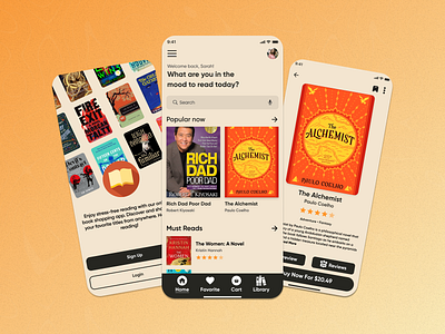 Book Store App UI app app design book store books figma ui uiux ux