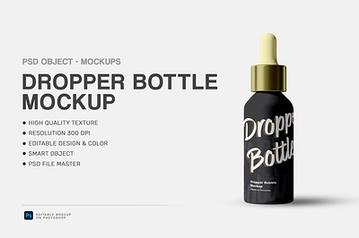 Dropper Bottle Mockup minimal