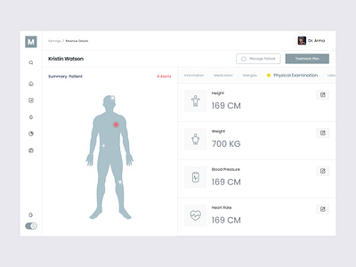 Medical Checkup Dashboard UI UX admin app b2b branding clean concept dashboard design hospital ios medic medical saas ui ui design ux website