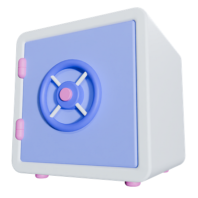 3D Safebox Illustration 3d 3d icon 3d illustration blender graphic design render ui