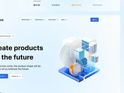 AI SaaS UI Design AIGC 3d ai branding design practice saas ui ux