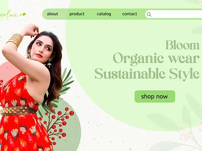 Ecoluxe branding graphic design ui ux ui design website website design