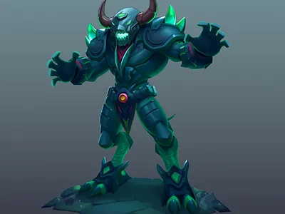 2D Game Boss Animation Spine2D animation character creation digital art game game art illustration spine2d