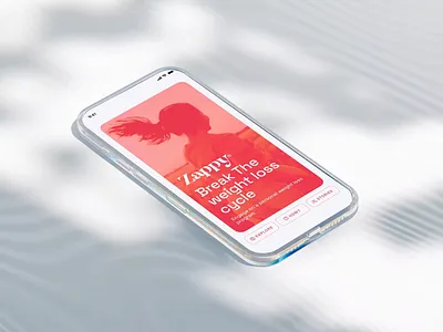 Zappy Mobile Website branding motion prototype ui ux website