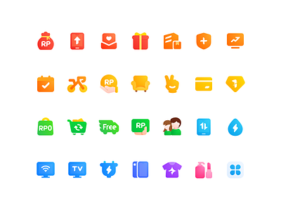 Ecommerce icon app branding icon illustration ui