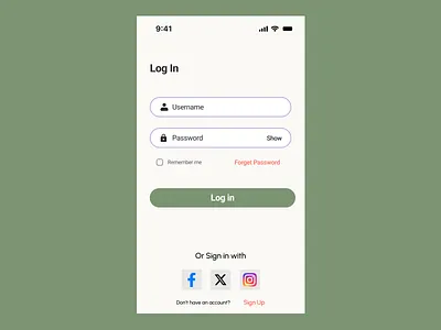 Login App Design graphic design login app mobile designs ui uidesign