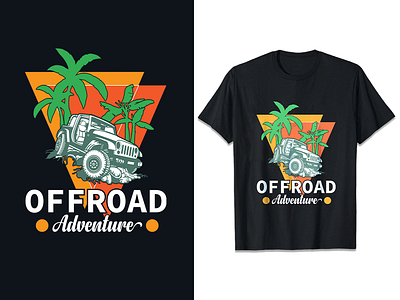 Adventure Off-road T-shirt design adventure adventure t shirt design best design branding car custom custom t shirt design design forest graphic design halloween t shirt hiking hiking t shirt design illustration mountain off road t shirt design offroad sunset t shirt t shirt design