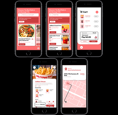 "Best Eats" Mobile Application Design delivery food food delivery graphic design mobile mobile application ui