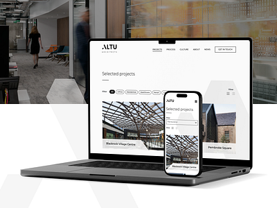 ALTU Architects - Project overview Mobile & Desktop architecture design graphic design interface ui ux web webdesign website