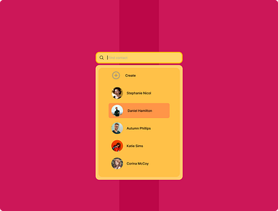 UI Design Find Contact design figma ui