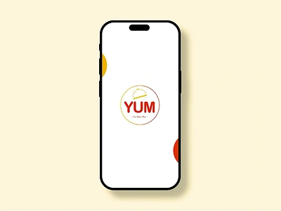 YUM.. a food delivery app animation appdesign appui figmadesign graphic design logo ui uiux userinterfacedesign