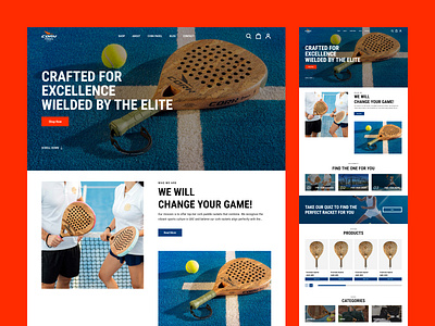 CorkPadel - Padel Sport Brand Website avijeet clean design ecommerce landing page men minimalistic padel padel sport racket racket sport sports website ui unisex ux web web design webdesign website website design