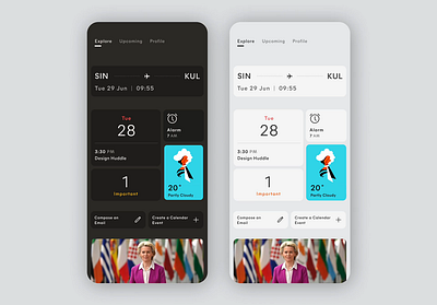 Super App – Home animation illustration typography ui ux