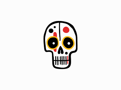 Skull Logo branding cartoon character colorful dead design emblem horror icon illustration logo mark mascot music rock skeleton skull vector