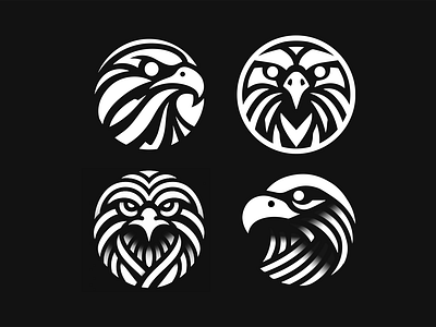 LOGO - EAGLE animal animals birds branding design eagle eagles face flight graphic design icon identity illustration logo marks symbol ui