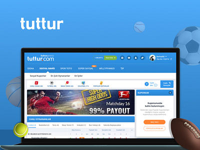 tuttur.com bet betslip betting casino creativedesign design inspiration socialbetting sportsbook ui userexperience ux website