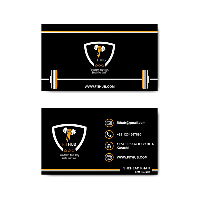 Business Card Design business card contact graphic design