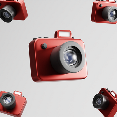 Camera 3d b3d blender design graphic design icon icondesign iconpack iconset illustration minimal render uiicon